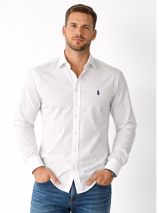 Ralph Lauren Other - Ralph Lauren Slim Fit  White Long-Sleeve Button-Up Dress Shirt